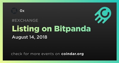 Bitpanda पर लिस्टिंग