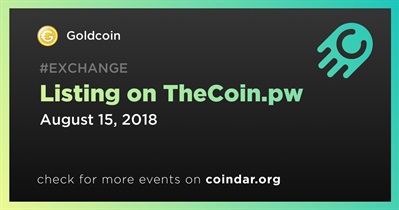 Listing on TheCoin.pw