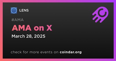 LENS to Hold AMA on X on March 28th
