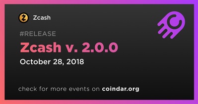 Zcash phiên bản 2.0.0