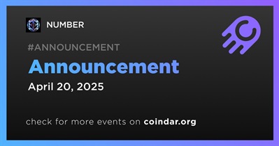 NUMBER to Make Announcement on April 20th