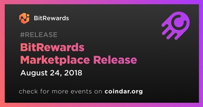 BitRewards Marketplace Release