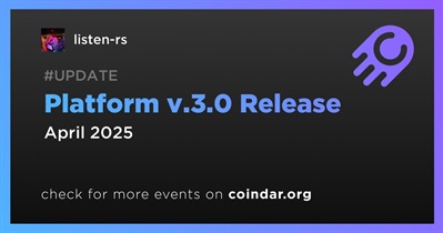 Listen-Rs to Release Platform v.3.0 in April