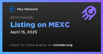 Mey Network to Be Listed on MEXC