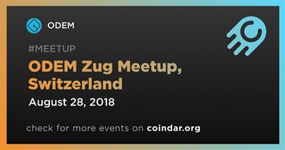 ODEM Zug Meetup, Suíça