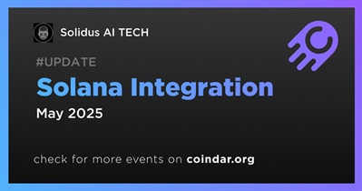 Solidus AI TECH to Be Integrated With Solana in May