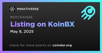 MINATIVERSE to Be Listed on KoinBX on May 8th