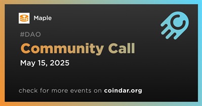 Maple to Host Community Call on May 15th