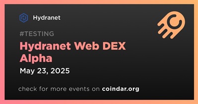 Hydranet Web DEX Alpha