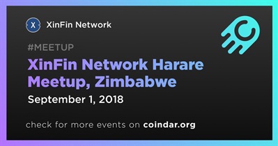 XinFin नेटवर्क हरारे मीटअप, जिम्बाब्वे