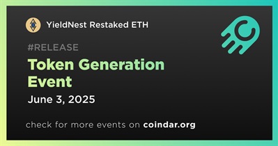 YieldNest Restaked ETH to Host Token Generation Event on June 3rd