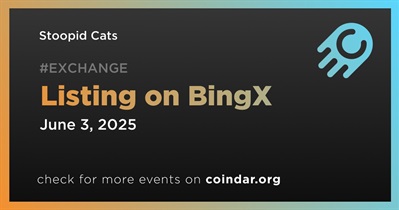 Stoopid Cats to Be Listed on BingX on June 3rd