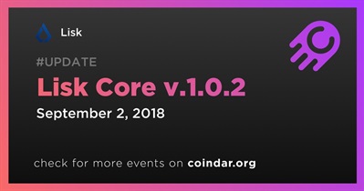 Lisk Core v.1.0.2