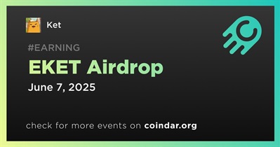 Ket to Hold EKET Airdrop on June 7th