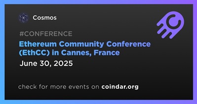 Cosmos to Participate in Ethereum Community Conference (EthCC) in Cannes on June 30th