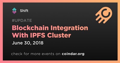 Blockchain Integration With IPFS Cluster