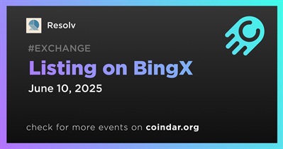 Resolv to Be Listed on BingX on June 10