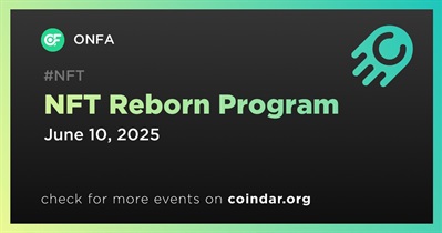 ONFA to Launch NFT Reborn Program on June 10th