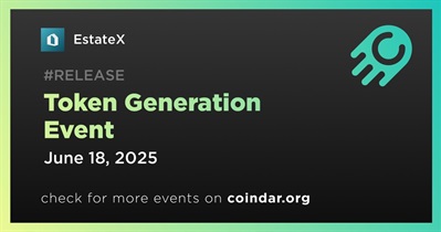 Evento de geração de tokens