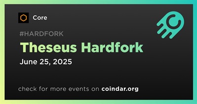 Core Mainnet to Undergo Theseus Hardfork on June 25