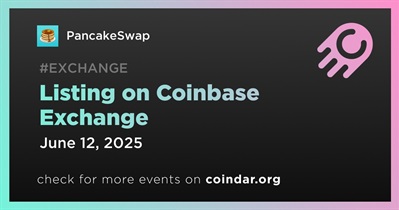 Lên danh sách tại Coinbase Exchange