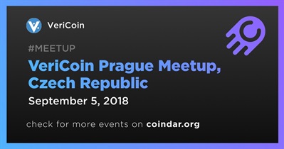 VeriCoin Prague Meetup, Czech Republic