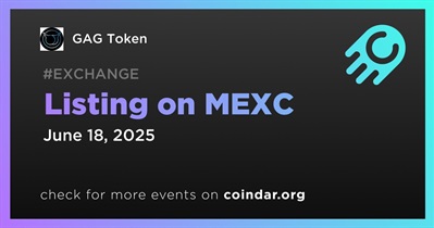 GAG Token to Be Listed on MEXC