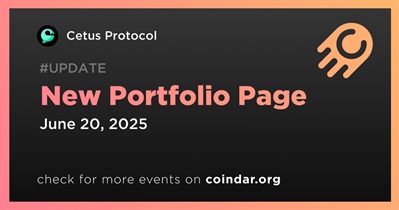 Cetus Protocol Introduces New Portfolio Page