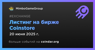 Coinstore проведет листинг MimboGameGroup