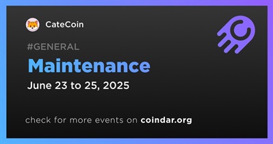 CateCoin to Conduct Scheduled Maintenance