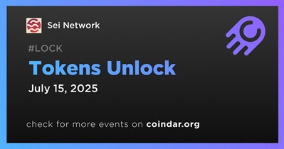 1.00% of SEI Tokens Will Be Unlocked on July 15th