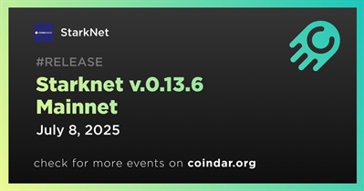 Starknet to Release Starknet v.0.13.6 Mainnet on July 8th
