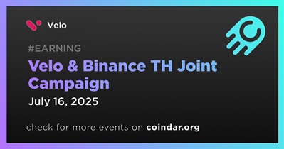 Velo и Binance TH Проведут Совместную Кампанию 16 Июля
