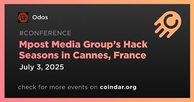 Odos to Participate in Mpost Media Group’s Hack Seasons in Cannes on July 3rd