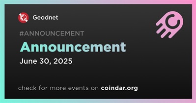 Geodnet to Make Announcement