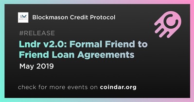 Lndr v2.0: 공식적인 친구 대 친구 대출 계약