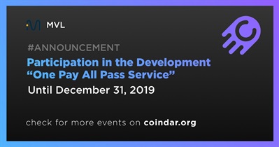 Participação no Desenvolvimento “One Pay All Pass Service”