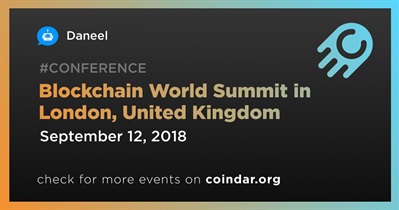 영국 런던에서 열린 Blockchain World Summit