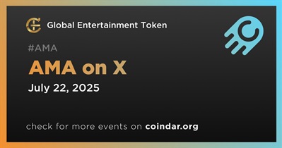 Global Entertainment Token to Hold AMA on X on July 22nd