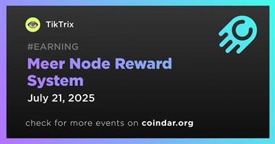 TikTrix to Launch Meer Node Reward System