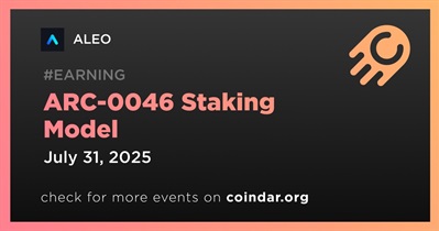 Aleo to Launch ARC-0046 Staking Model on July 31