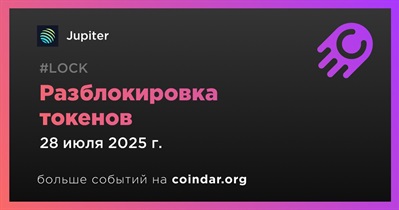 1,78% токенов JUP будет разблокировано 28 июля