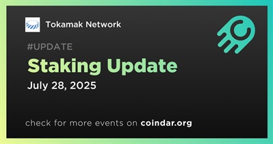 Tokamak Network Updates Staking UI
