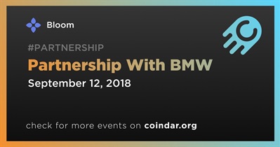 Partnership With BMW