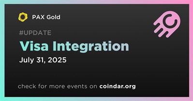 PAX Gold to Be Integrated With Visa
