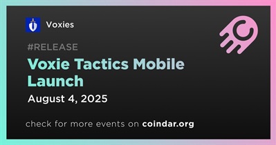 Voxies to Launch Voxie Tactics Mobile on August 4th