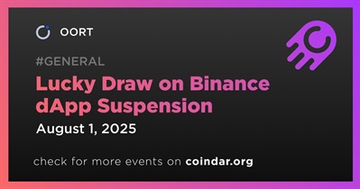 OORT Temporarily Suspends August 15 Leaderboard Lucky Draw on Binance dApp