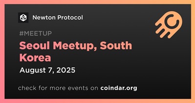 Newton Protocol to Host Meetup in Seoul on August 7th