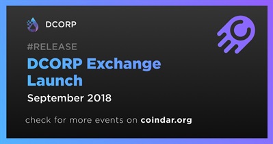 Lançamento DCORP Exchange