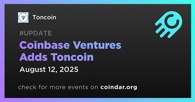 Coinbase Ventures 新增 Toncoin